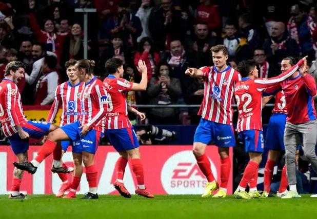 پیروزی اتلتیکو مادرید مقابل لوانته/ هم‌امتیازی موقت شاگردان سیمئونه با بارسلونا