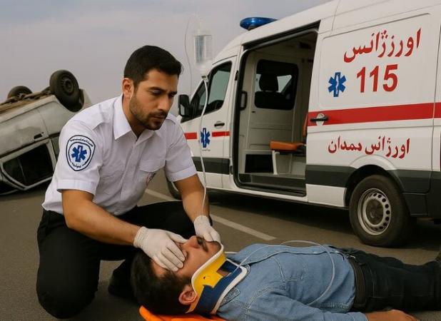 حادثه ترافیکی در محور همدان به رزن ۵ مصدوم بر جا گذاشت