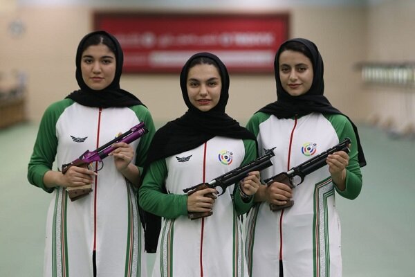 تیم تپانچه ۱۰ متر دختران نوجوان صاحب مدال نقره آسیا شد