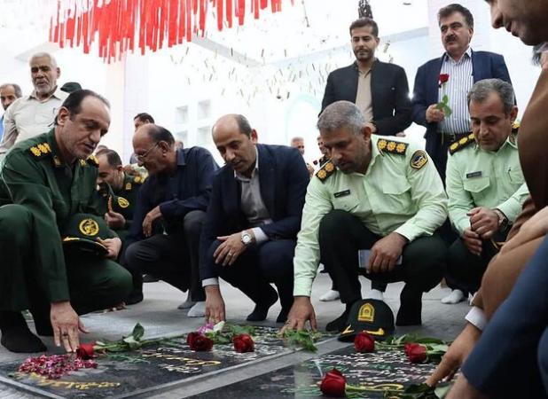 مراسم غبارروبی قبور مطهر شهدای خلیج فارس برگزار شد