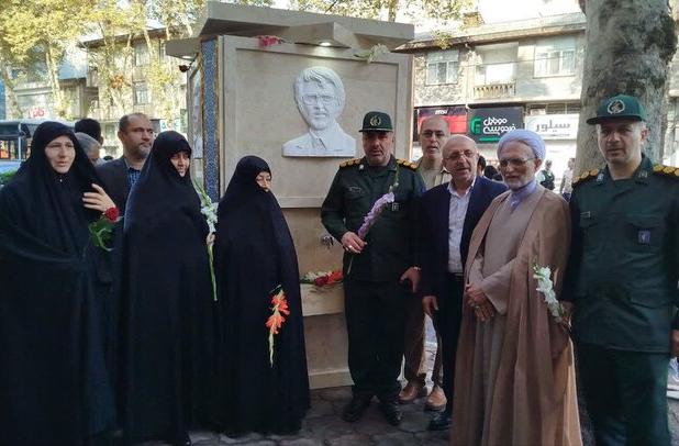 محل شهادت شهیدان «انصاری و نورانی» در رشت گلباران شد