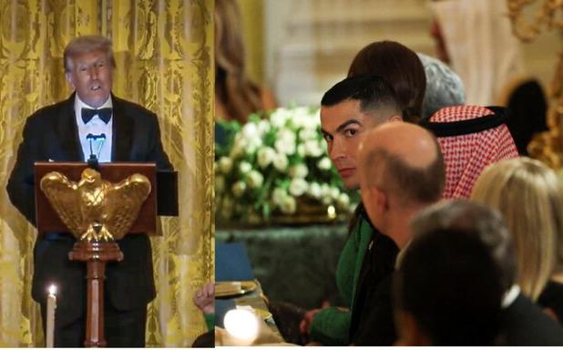 واکنش ترامپ به حضور رونالدو در کاخ سفید