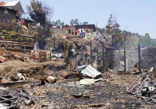 ۱۴ کشته در اثر آتش‌سوزی در شرق جمهوری دموکراتیک کنگو