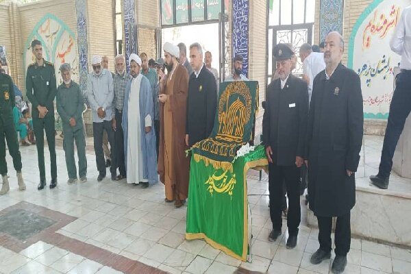 کاروان زیر سایه خورشید با حضور خدام مطهر رضوی به میناب رسید