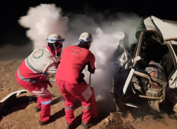 ٧ مصدوم و ۴ کشته بر اثر تصادف ٢ سواری پژو در کرمان