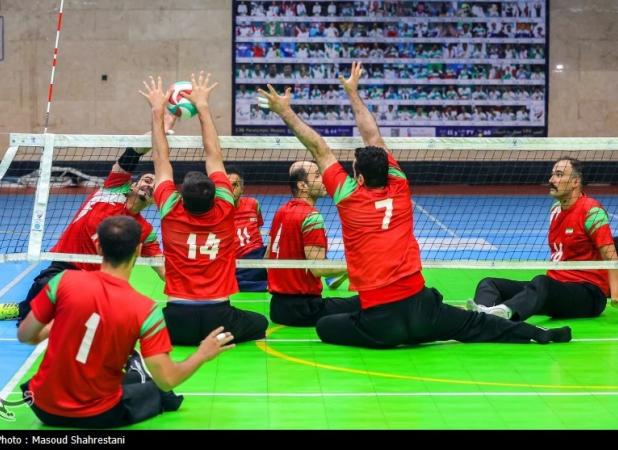 مشهد؛ میزبان دیدارهای دوستانه والیبال نشسته ایران با قزاق‌ها