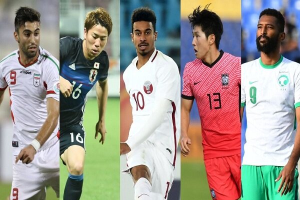 رضایی در بین ستاره‌های درخشان در تاریخ جام ملت‌های زیر ۲۳ سال آسیا