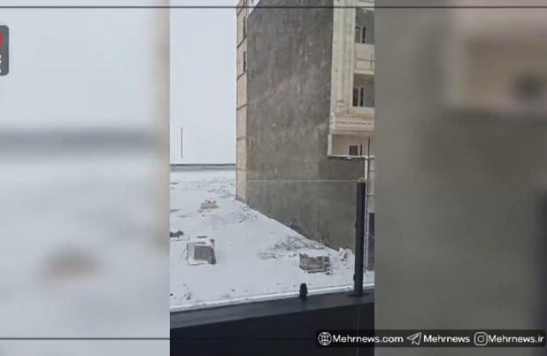 بارش برف در ازنا