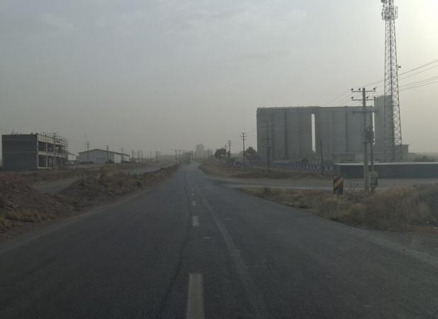 گردوخاک و باد شدید در بجنورد