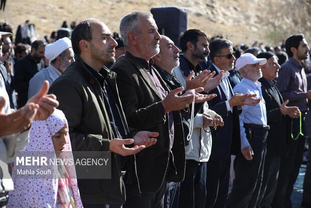 اقامه نماز باران در لارستان فارس