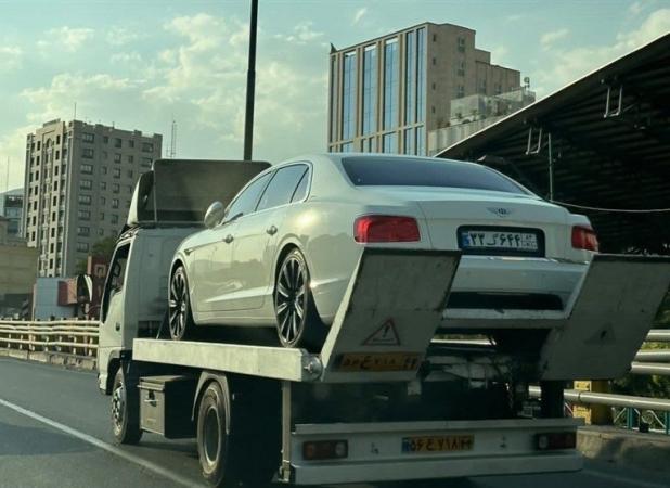 خودروی لوکس و غیرمجاز بنتلی چگونه پلاک شد؟
