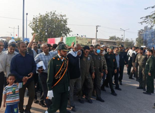 شهید گمنام ۲۳ ساله مهمان منطقه یکم نیروی دریایی سپاه شد