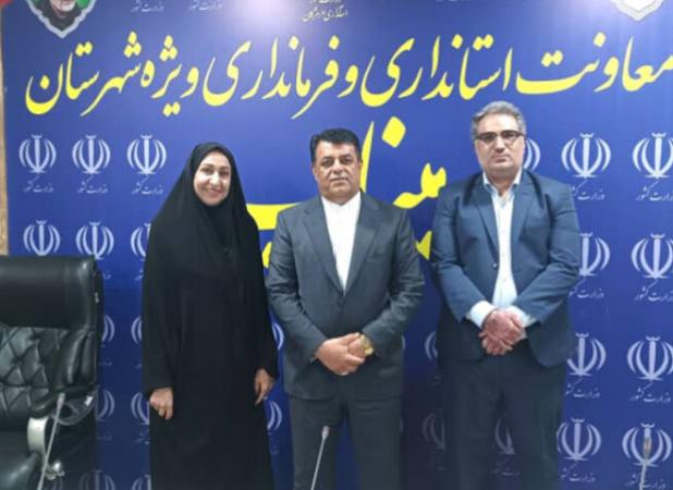 معاونان جدید فرمانداری ویژه میناب معارفه شدند