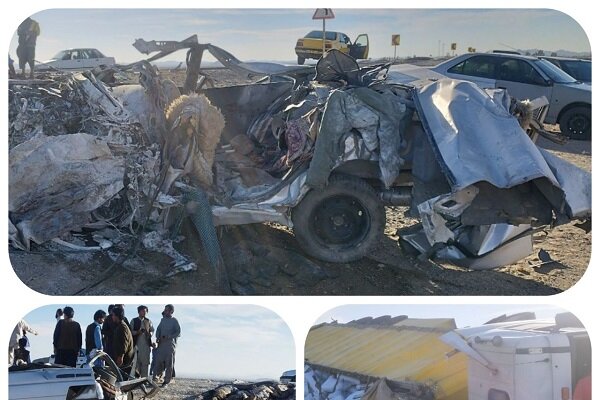 ۹ کشته و ۷ مجروح در تصادف محور سراوان_خاش