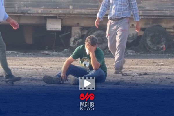 لحظات دردناک اعلام جان باختن زوج مشهدی در بندر شهید رجایی