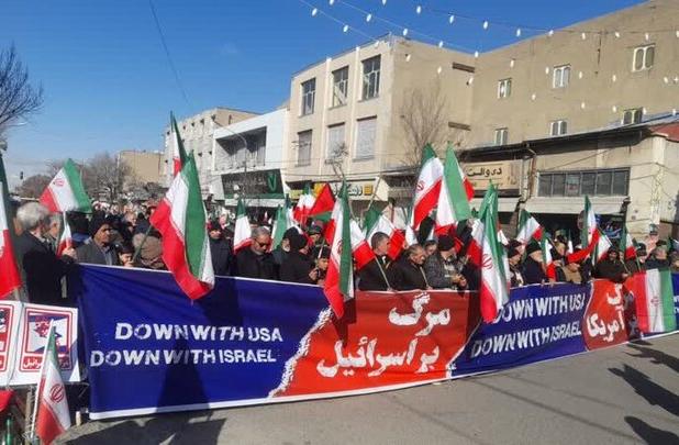 راهپیمایی ۲۲ بهمن در زنجان آغاز شد