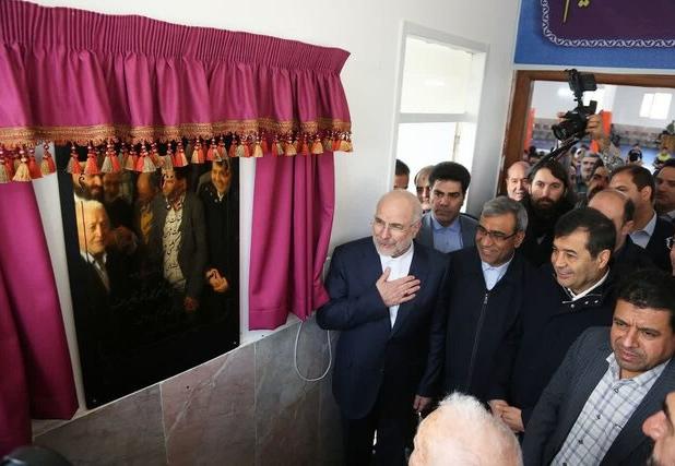 خانه کشتی طرقبه با حضور رئیس مجلس به بهره‌برداری رسید