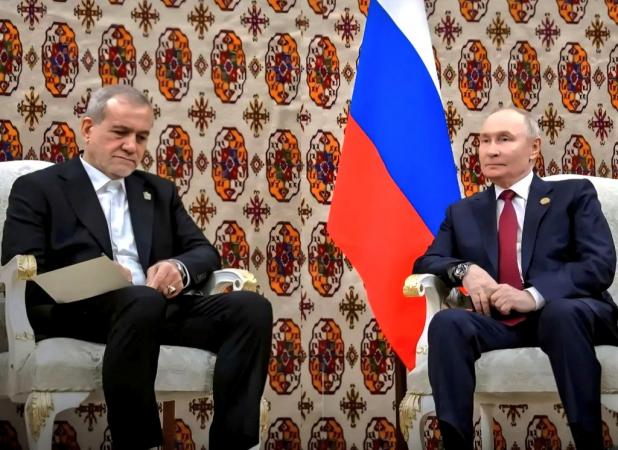 سوتی پزشکیان مقابل پوتین را کاش کسی ندیده باشد!