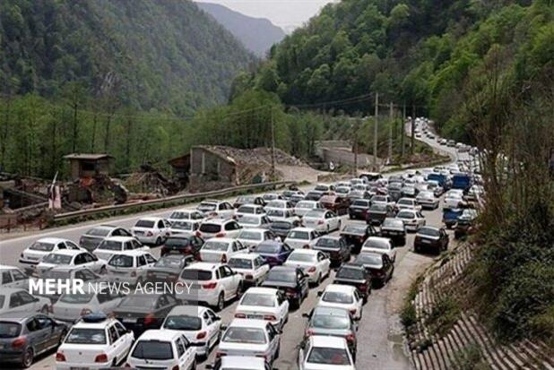 انسداد جاده چالوس به صورت موقت از ساعت ۱۲