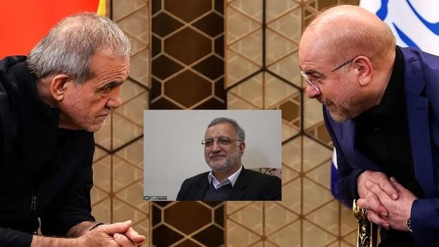 پزشکیان و قالیباف،جلوی شهردار شدن دوباره زاکانی ایستادند