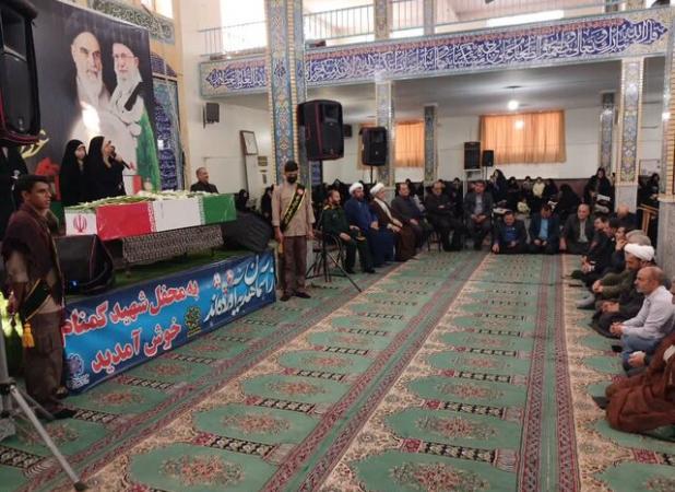 تشییع پیکر مطهر شهید گمنام دوران دفاع مقدس در ساوه