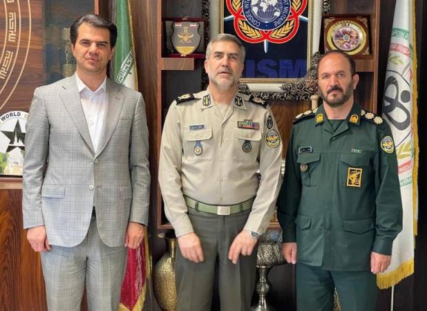 دیدار حمید عزیزی با امیر فولادی در راستای توسعه گلف