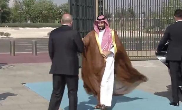 استقبال اردوغان از ولیعهد عربستان سعودی+فیلم