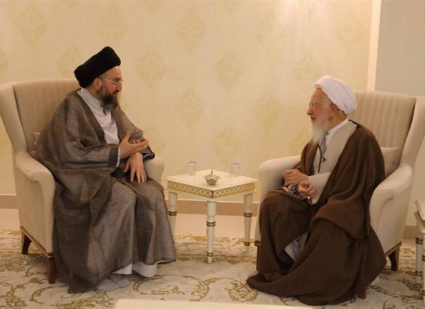 دیدار حکیم و آیت الله جوادی آملی