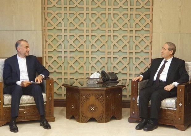 دیدار امیر عبداللهیان با وزیر امور خارجه سوریه