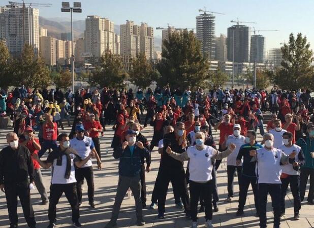 صحبت‌های وزیر ورزش در پیاده‌روی هفته تربیت بدنی