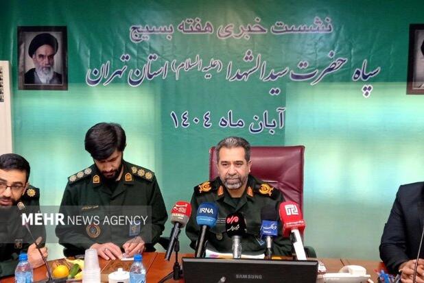 ولی‌زاده: بسیج تهران ۱۱۹۳ برنامه فرهنگی و خدمت‌رسانی را اجرا می‌کند