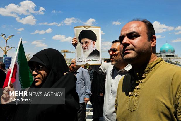 فریاد «مرگ بر اسرائیل» در استان سمنان؛ روایت مشت‌های گره کرده مردم