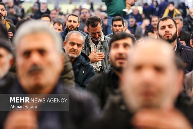 شکوه عزاداری حسینی در حرم مطهر رضوی