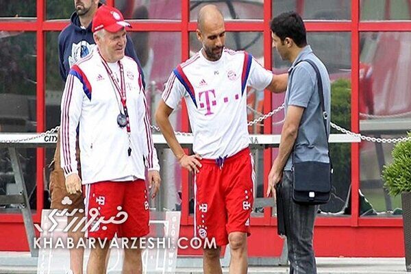 عکس کمتر دیده شده از سرمربی جدید پرسپولیس کنار گواردیولا