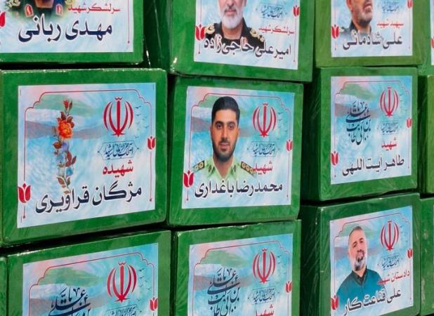 اولین تصاویر از تابوت‌های شهدای جنگ 12 روزه