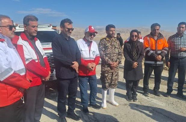 روند امدادرسانی در جنوب فارس از نزدیک بررسی شد