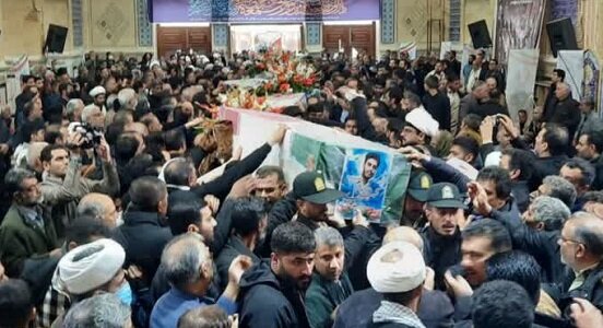 مراسم تشییع و خاکسپاری پیکر شهدای حمله تروریستی فهرج برگزار شد