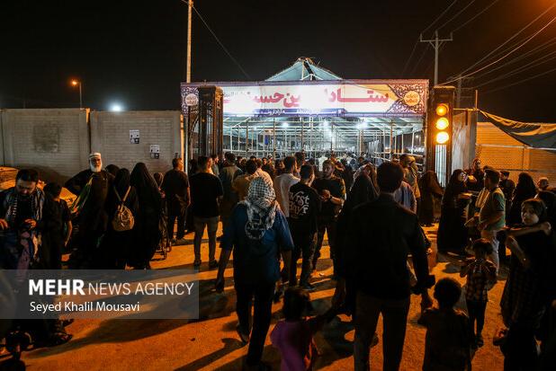 وضعیت تردد در مرز شلمچه؛ شامگاه سه‌شنبه ۲۱ مرداد