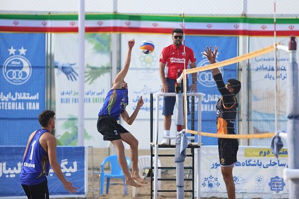 فینالیست‌های گروه یک در هفته دوم لیگ برتر والیبال ساحلی مشخص شدند