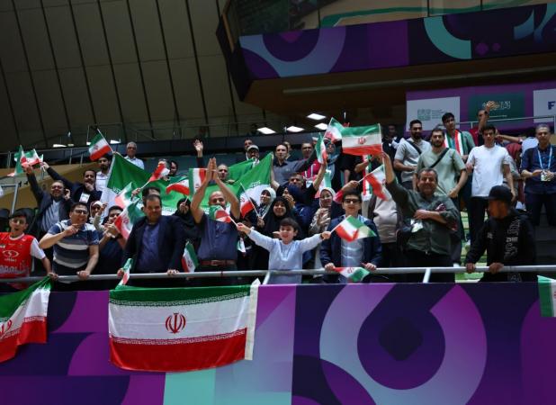 شادی خاص فوتسالیست‌های ایران پس از قهرمانی + تصاویر