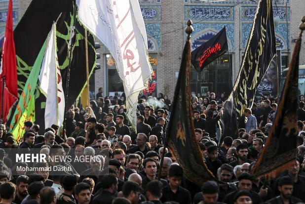 آغاز آئین سنتی عزاداری محرم در بازار تاریخی اردبیل
