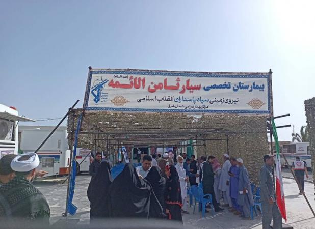 افتتاح بیمارستان سیار ثامن‌الائمه نیروی زمینی سپاه