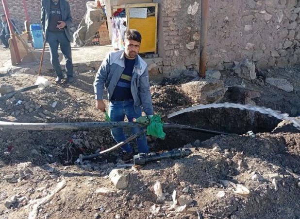 پاشایی: اصلاح ۳۰۰ متر از شبکه آبرسانی روستای کاپوت در خوی