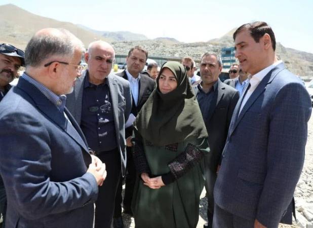 بازدید رئیس سازمان محیط زیست کشور از پروژه آزادراه شهید سلیمانی