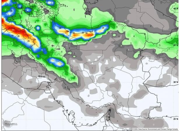 فعالیت سامانه‌های بارشی فعلا تمام شد؛ هشدار آلودگی هوا برای ۶ استان