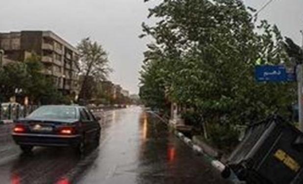 وزش باد شدید و رگبار پراکنده در تهران از دوشنبه