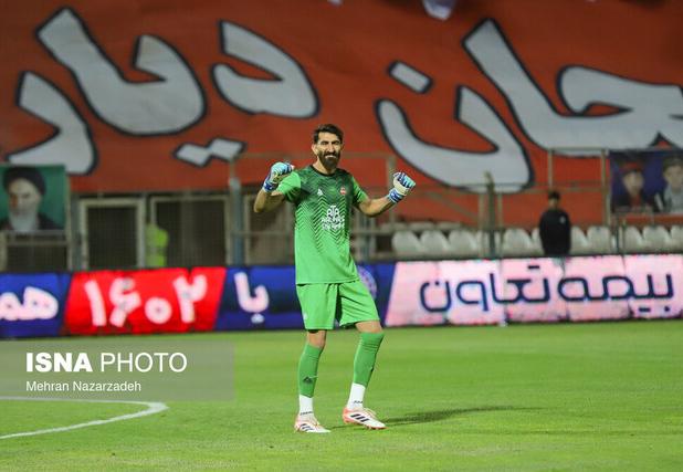 بیرانوند بهترین بازیکن دیدار تراکتور- الشرطه شد