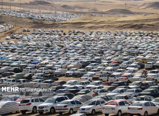 ۱۴ هزار خودرو در پارکینگ بزرگ اربعین مهران پارک شد