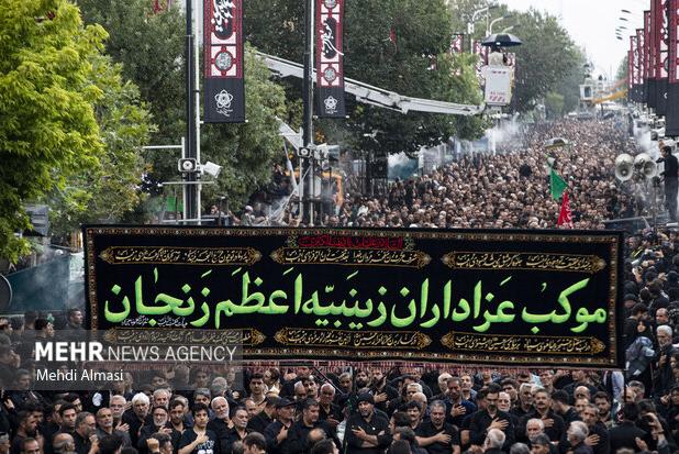 فریاد عزت اسلام و ظلم‌ستیزی در یوم‌الزینب؛ پژواک پیام عاشورا در زنجان