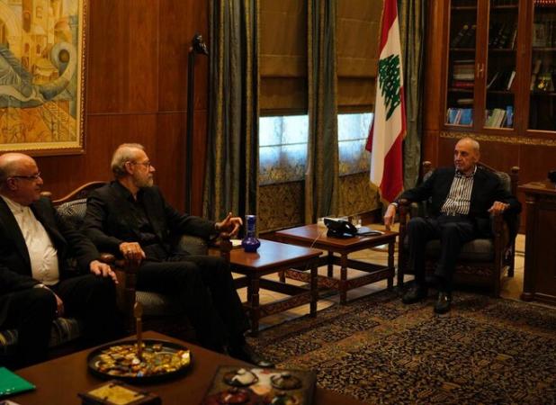 لاریجانی با رئیس مجلس لبنان دیدار کرد